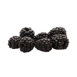 seven blackberries