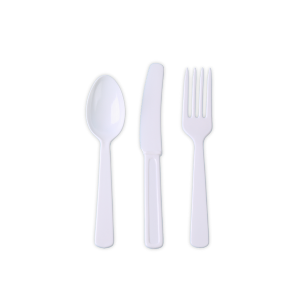 White Cutlery Kits